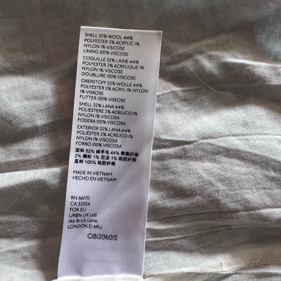 Urban Outfitters sz xs/0 52% wool plaid skirt nwt - Picture 5 of 6